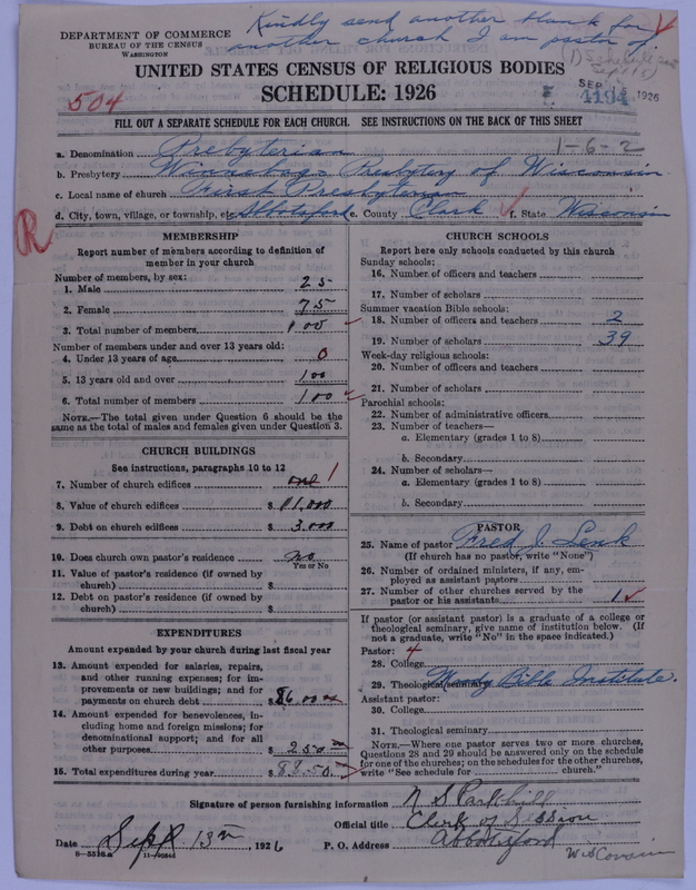 Scan of Presbyterian Church in the United States of America: 4194