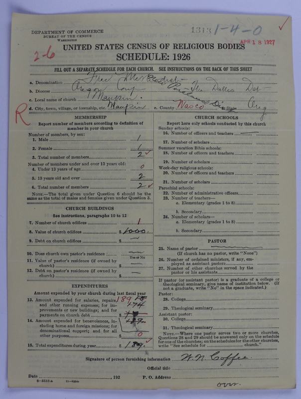 Scan of Free Methodist Church of North America: 1313