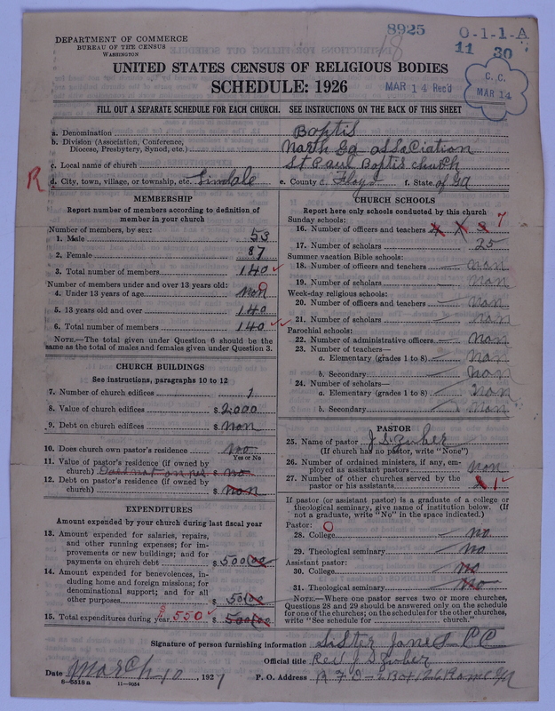 Scan of Negro Baptists: 8925