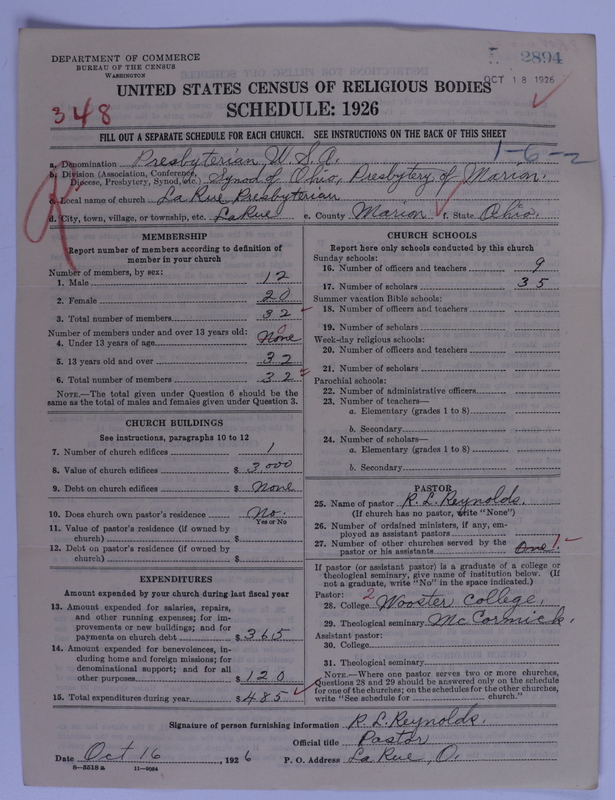 Scan of Presbyterian Church in the United States of America: 2894