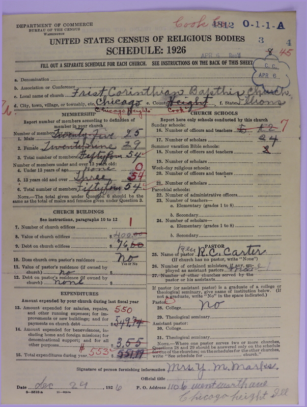 Scan of Negro Baptists: 4812