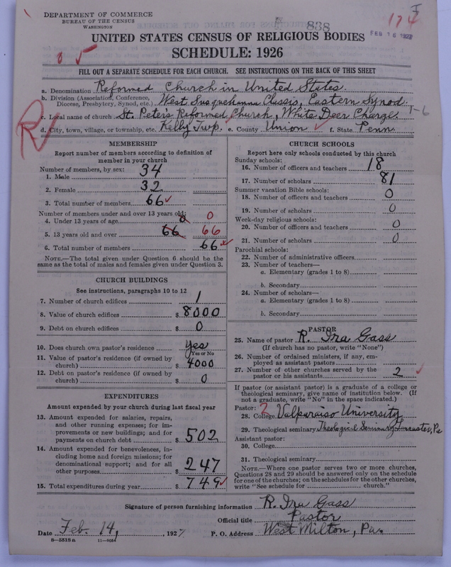Scan of Reformed Church in the United States: 838