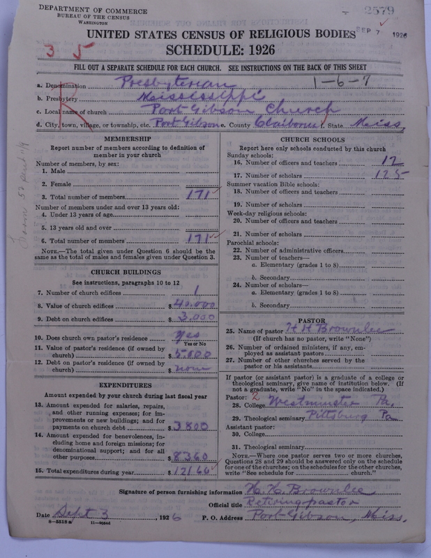 Scan of Presbyterian Church in the United States: 2579