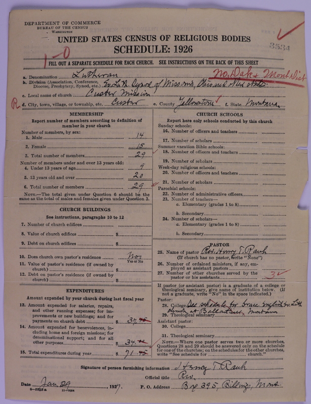 Scan of Evangelical Lutheran Synodical Conference of America: Evangelical Lutheran Synod of Missouri, Ohio, and Other States: 3534