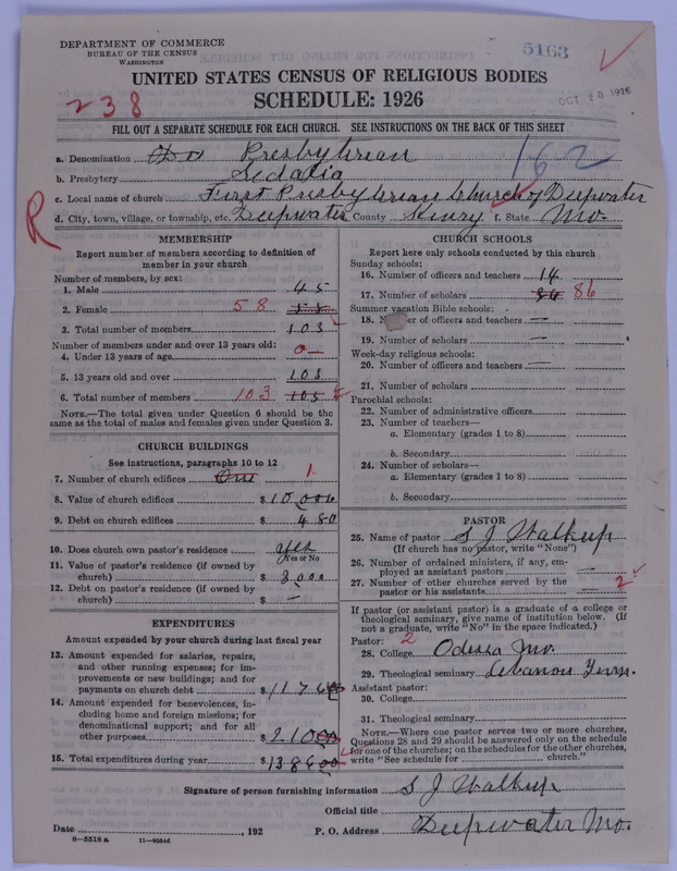 Scan of Presbyterian Church in the United States of America: 5163