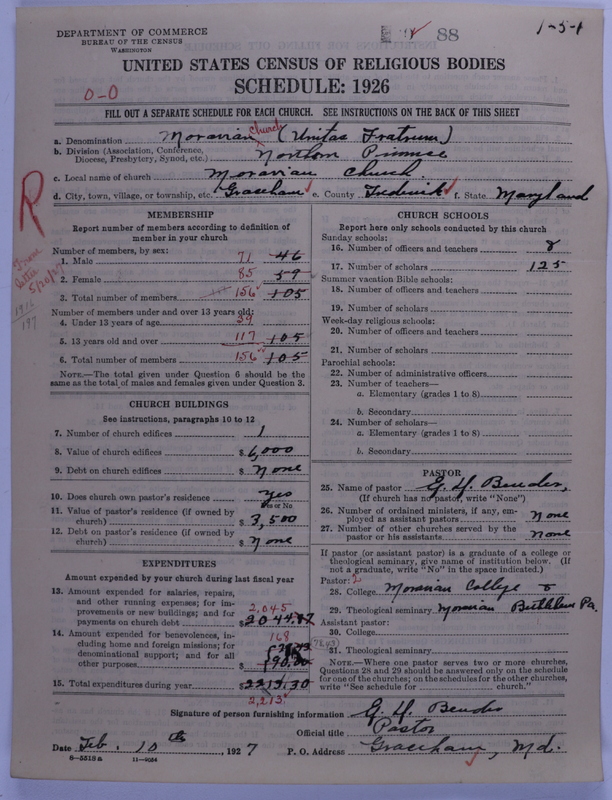 Scan of Moravian Church in America: 88