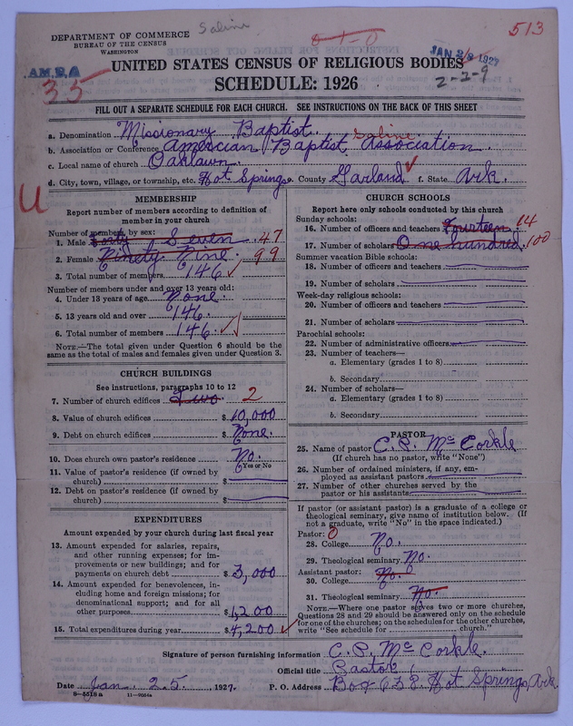 Scan of Landmark Baptist of America: 513