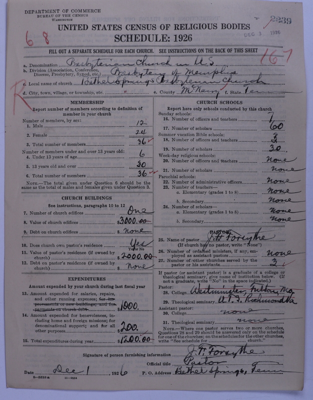 Scan of Presbyterian Church in the United States: 2239