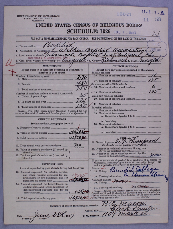 Scan of Negro Baptists: 10021