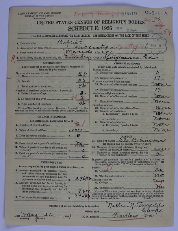 Scan of Negro Baptists: 19519