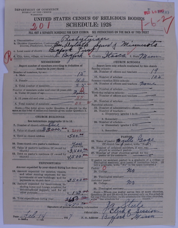 Scan of Presbyterian Church in the United States of America: 4500