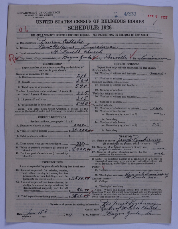 Scan of Roman Catholic Church: 4223