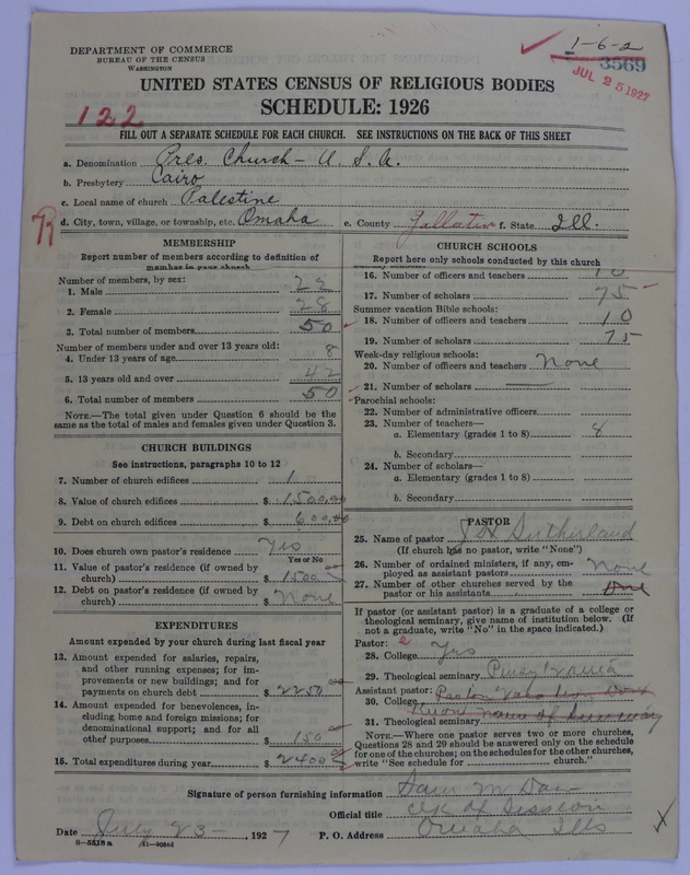 Scan of Presbyterian Church in the United States of America: 3569