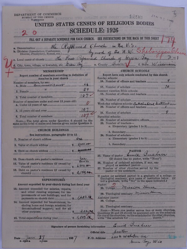 Scan of Reformed Church in the United States: 1290