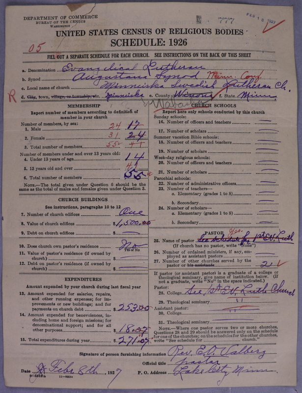 Scan of Evangelical Lutheran Augustana Synod of North America: 777