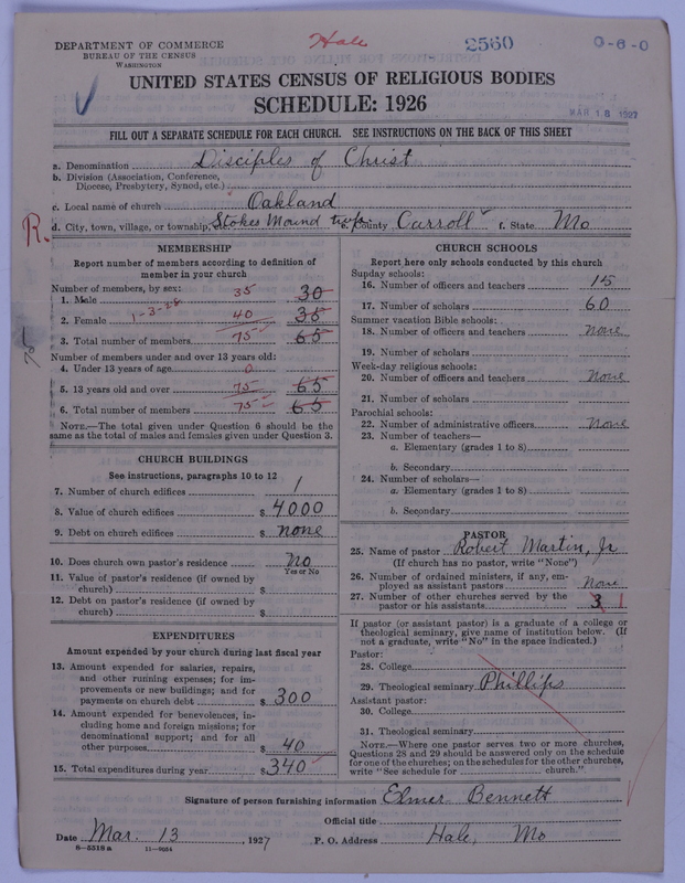 Scan of Disciples of Christ: 2560