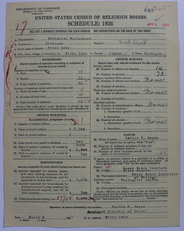 Scan of Methodist Protestant Church: 646
