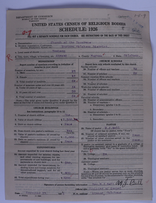 Scan of Church of the Nazarene: 966