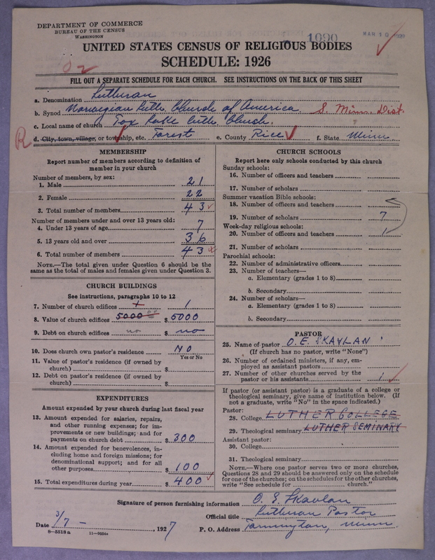 Scan of Norwegian Lutheran Church of America: 1090