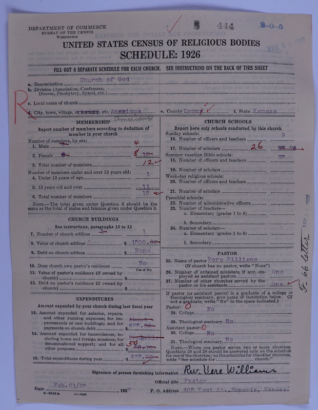 Scan of Church of God (Headquarters, Anderson, Ind.): 444