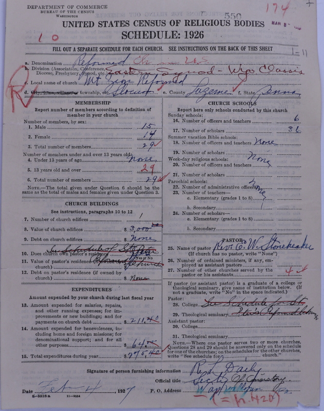 Scan of Reformed Church in the United States: 550