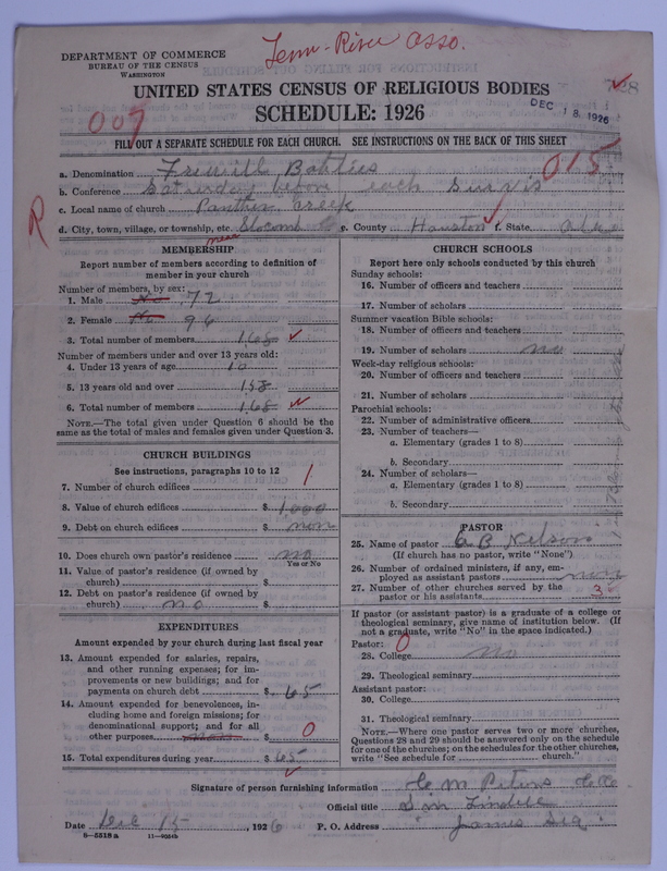 Scan of Free Will Baptists: 728