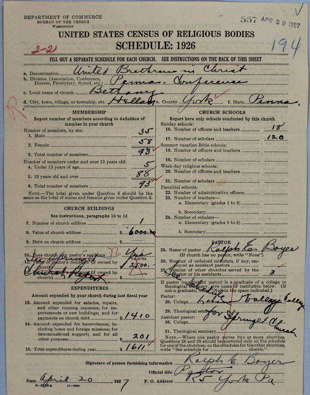 Scan of Church of the United Brethren in Christ: 557