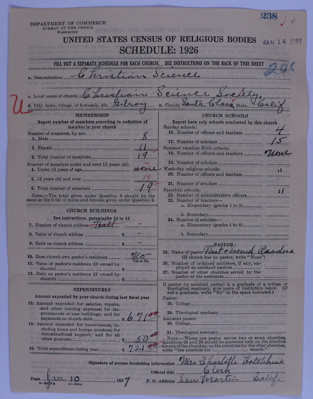 Scan of Church of Christ, Scientist: 238