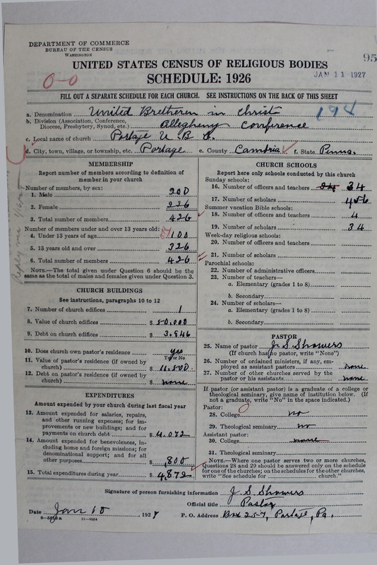 Scan of Church of the United Brethren in Christ: 95