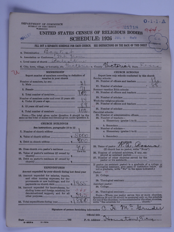 Scan of Negro Baptists: 21718