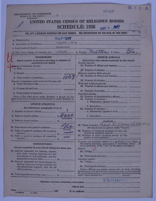 Scan of Negro Baptists: 8948