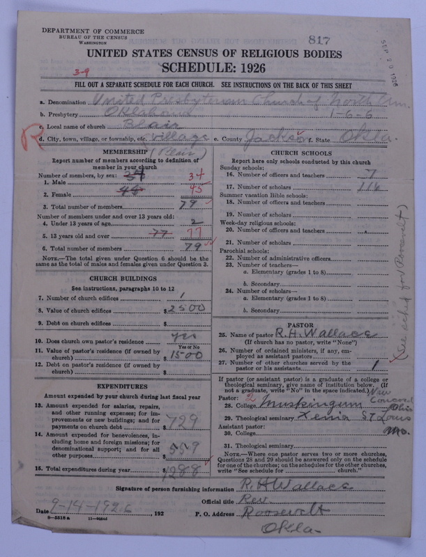 Scan of United Presbyterian Church of North America: 817