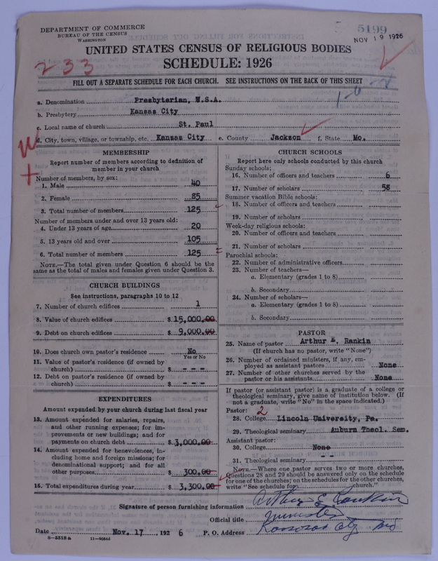 Scan of Presbyterian Church in the United States of America: 5199
