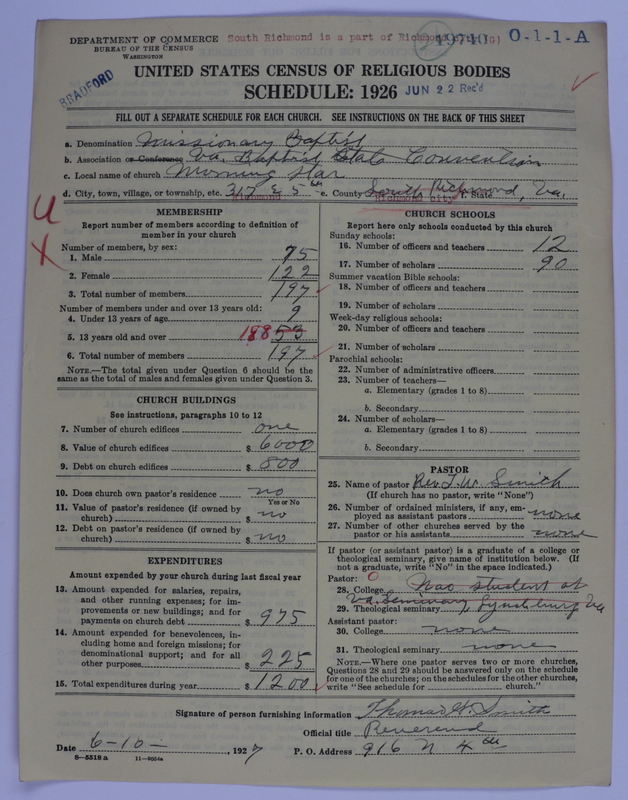Scan of Negro Baptists: 19740