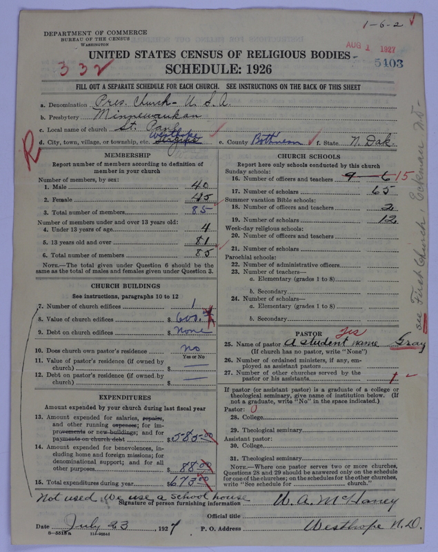 Scan of Presbyterian Church in the United States of America: 5403