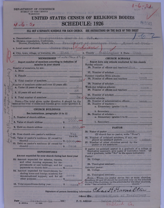 Scan of Presbyterian Church in the United States of America: 8253