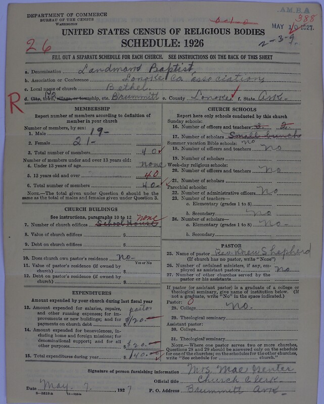 Scan of Landmark Baptist of America: 388