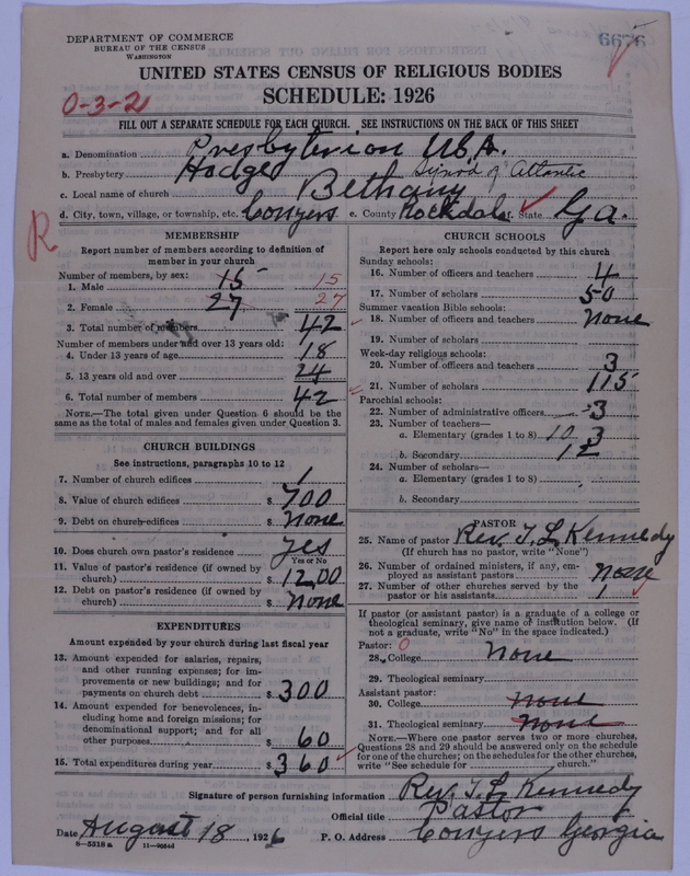 Scan of Presbyterian Church in the United States of America: 6676