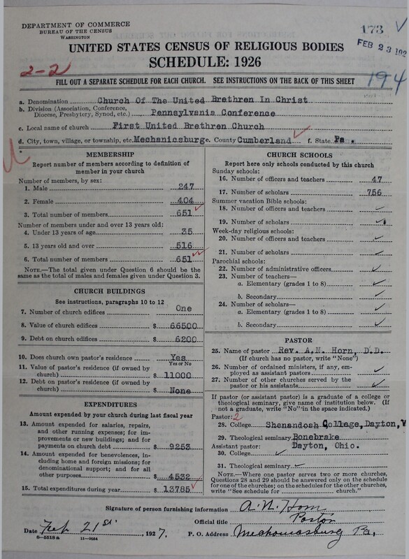 Scan of Church of the United Brethren in Christ: 173