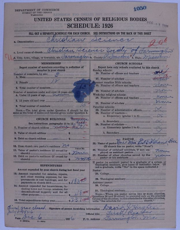 Scan of Church of Christ, Scientist: 1050