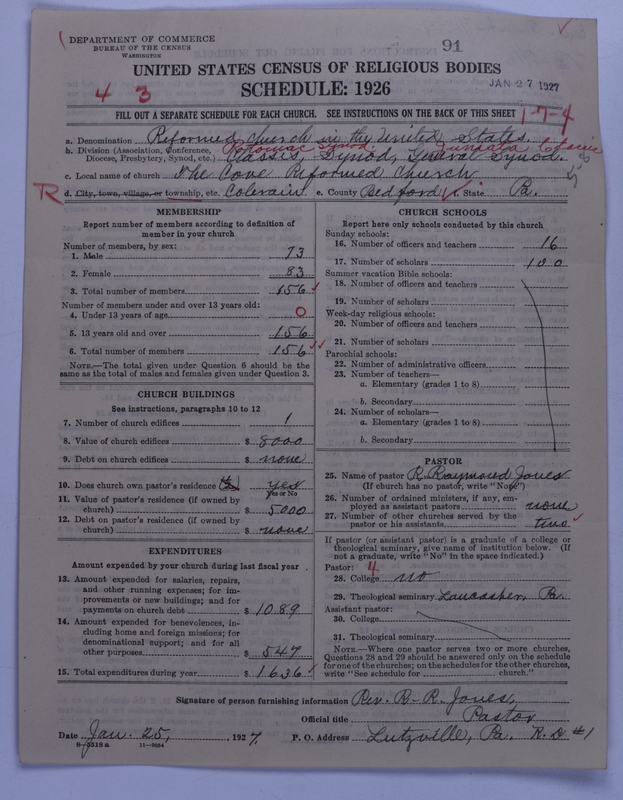 Scan of Reformed Church in the United States: 91