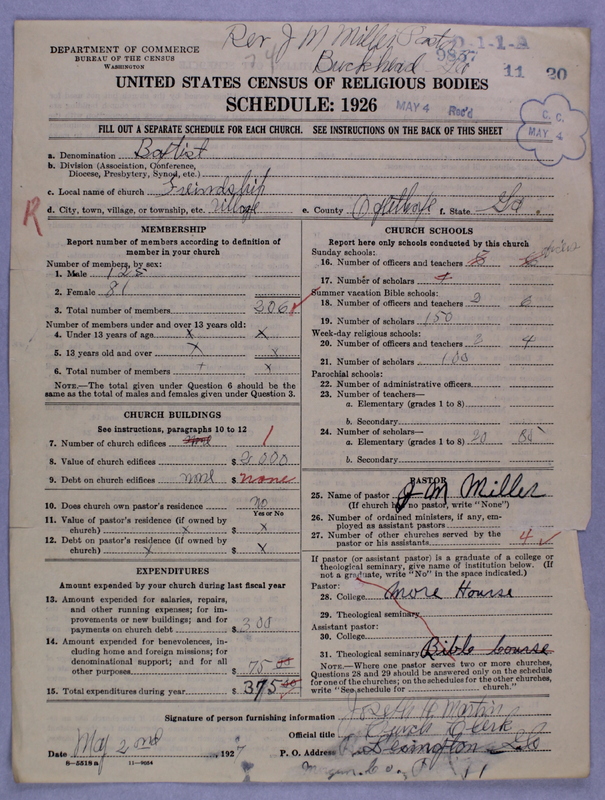 Scan of Negro Baptists: 9857