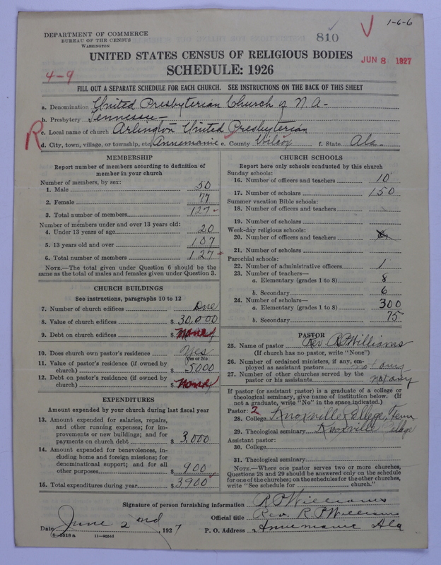 Scan of United Presbyterian Church of North America: 810