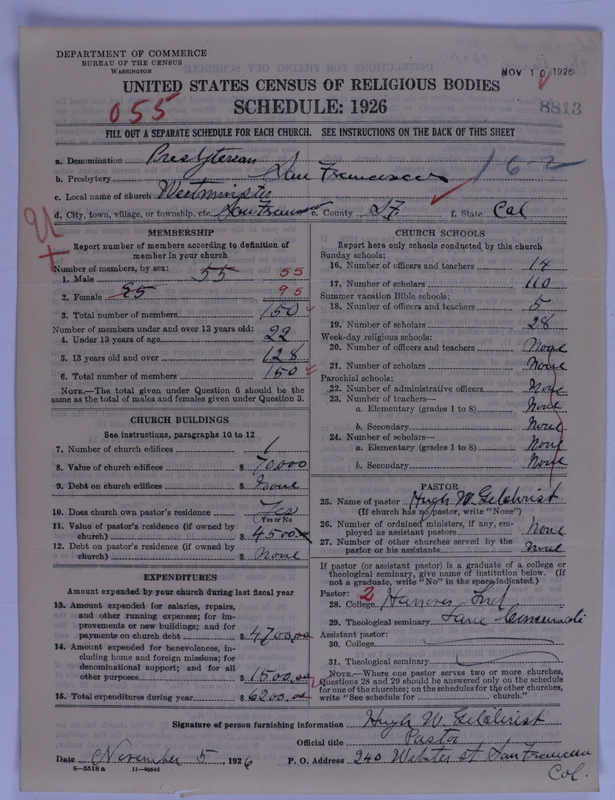 Scan of Presbyterian Church in the United States of America: 8813