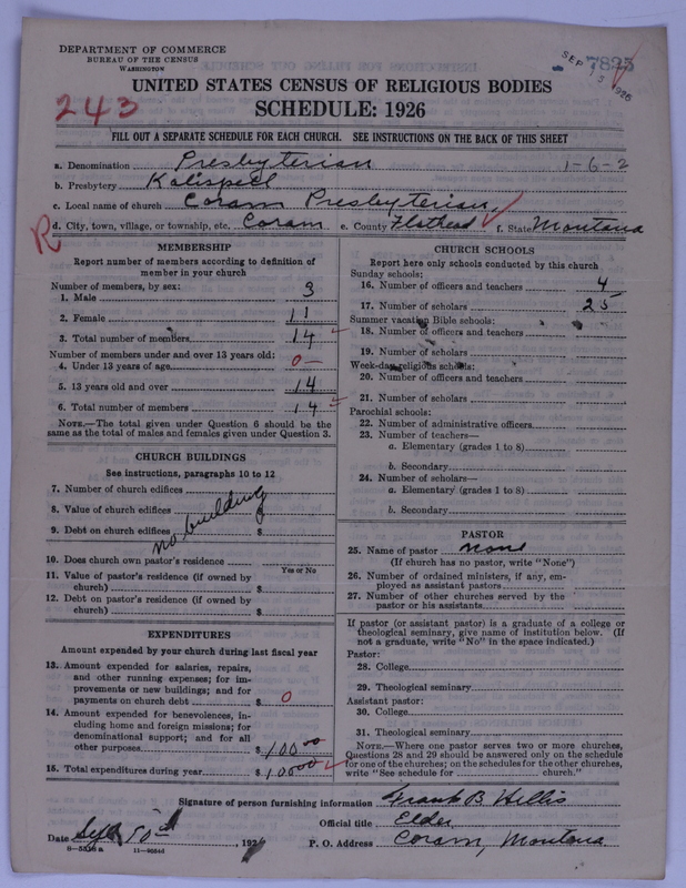 Scan of Presbyterian Church in the United States of America: 7825