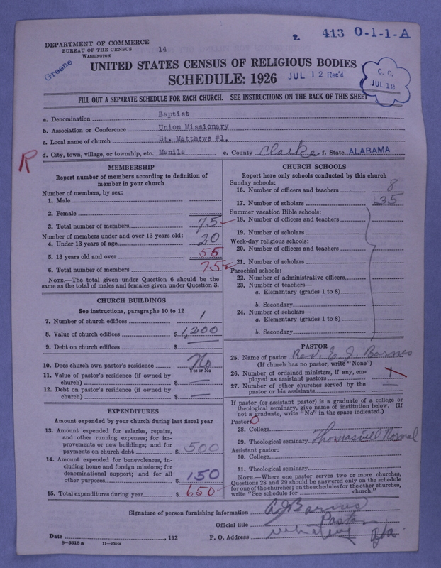 Scan of Negro Baptists: 413
