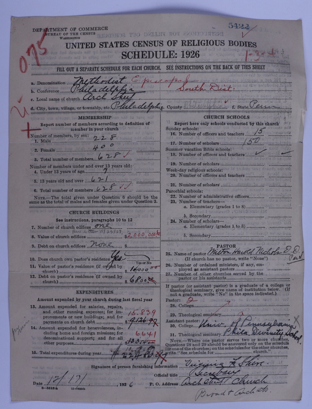 Scan of Methodist Episcopal Church: 5422