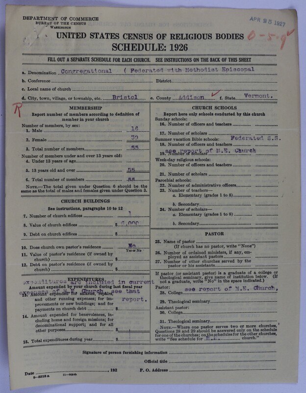 Scan of Federated Churches: 43