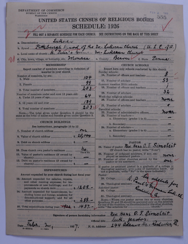 Scan of United Lutheran Church in America: 555