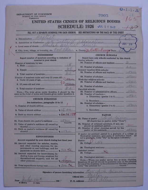 Scan of Negro Baptists: 7003